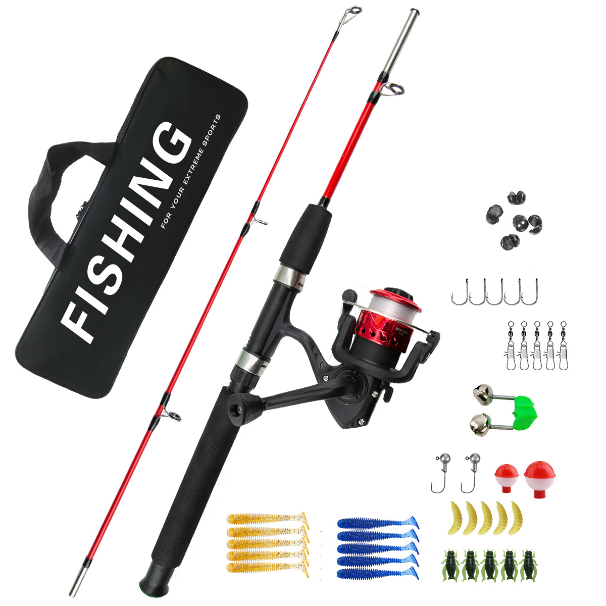 Ice Fishing Line - Удочка для зимней рыбалки из 2-х