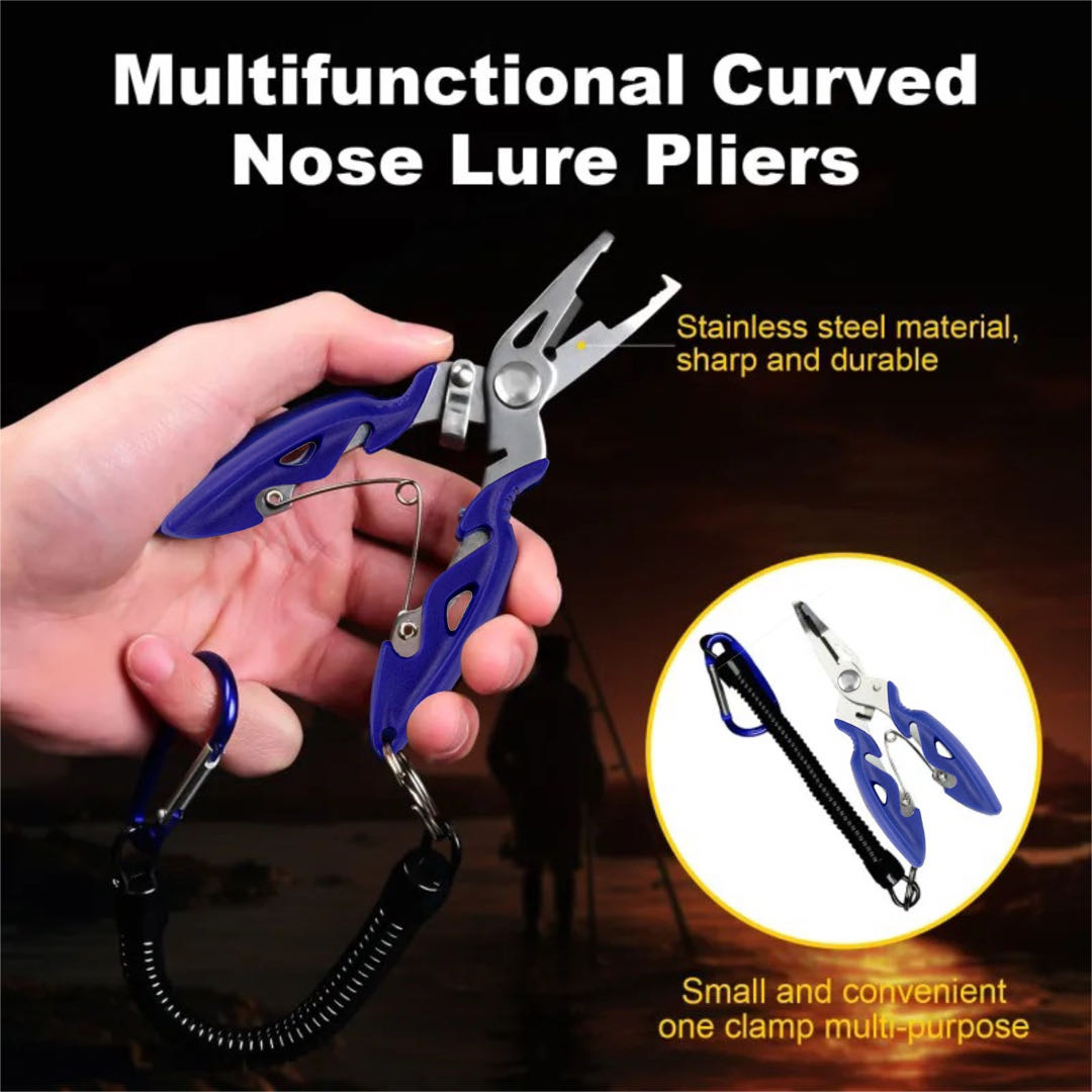Fishing Line Cutter - Многофункциональные плоскогубцы с изогнутым отверстием для