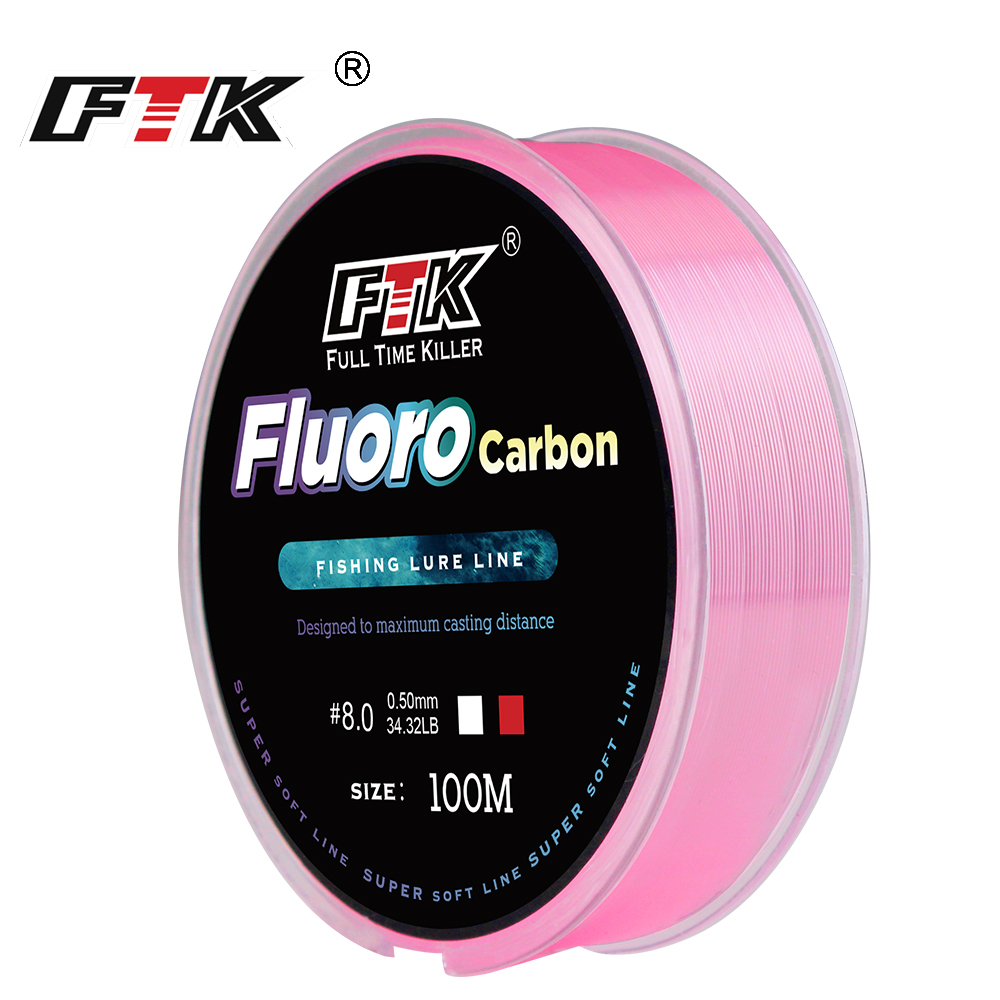 Fluorocarbon Line - FTK 100м 4.13-34.32LB Фторокарбоновая леска для