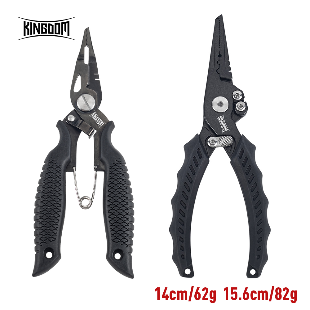 Fishing Line Cutter - Рыболовные плоскогубцы Kingdom, многофункциональные разъемные кольца,