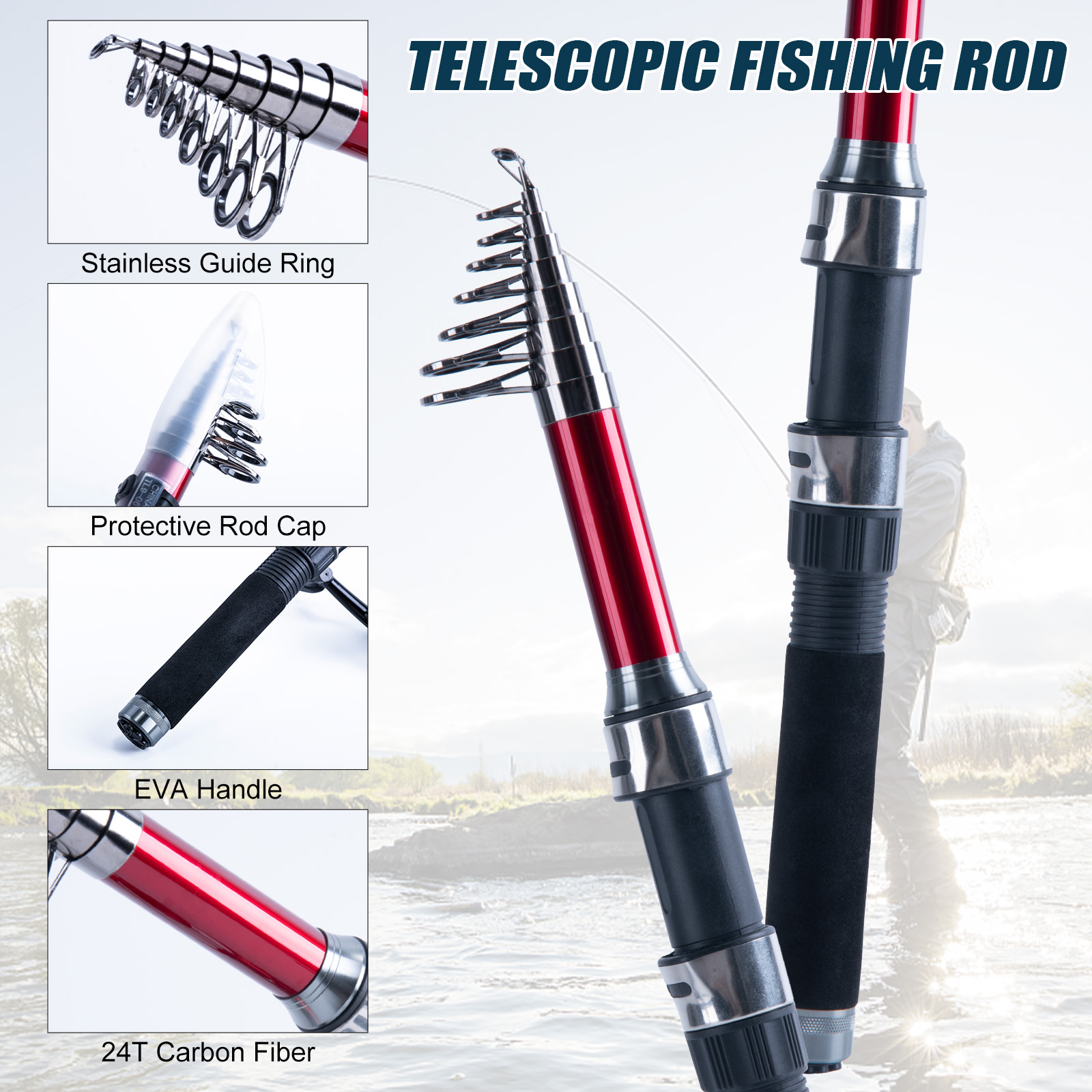 Телескопическая удочка и катуш – обзор и цена Fishing Line Spooler