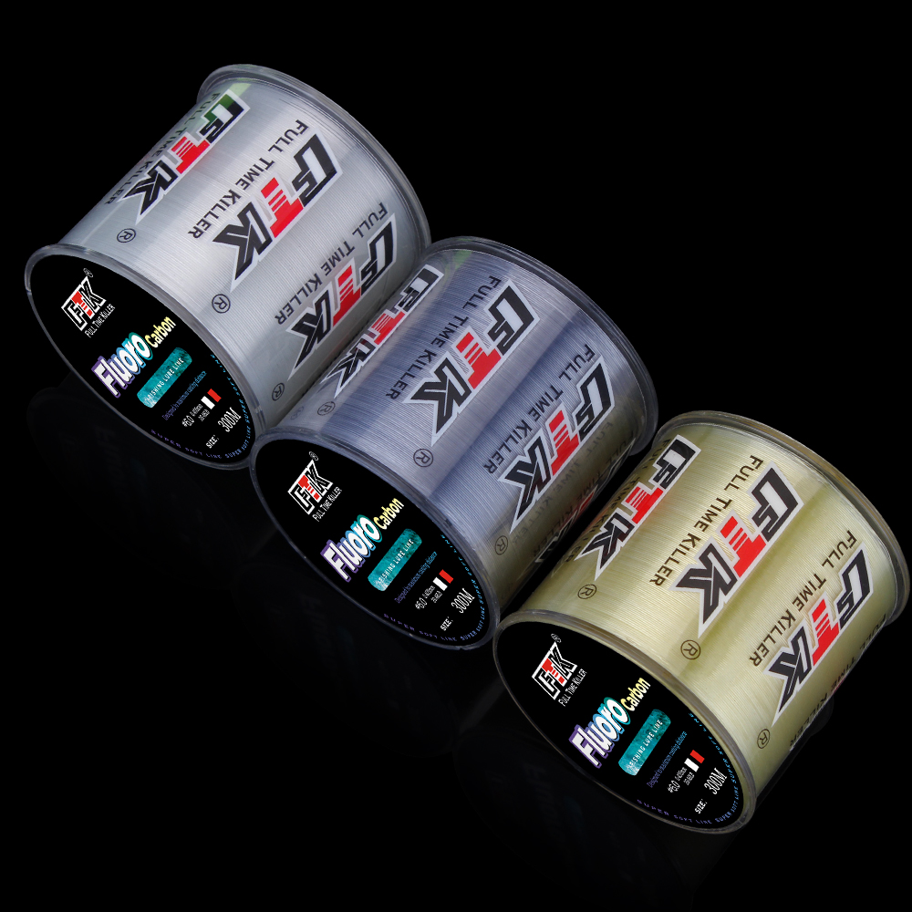 Леска FTK 300 м/500 м, поводок – обзор и цена Fluorocarbon Line