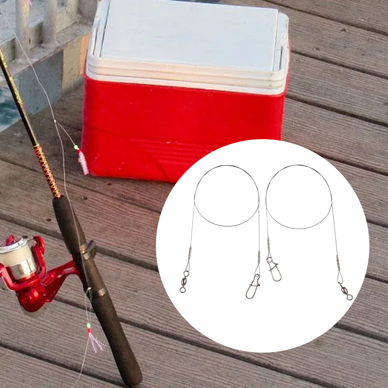 2 шт., поводок из титановой пр – обзор и цена Fishing Line Winder