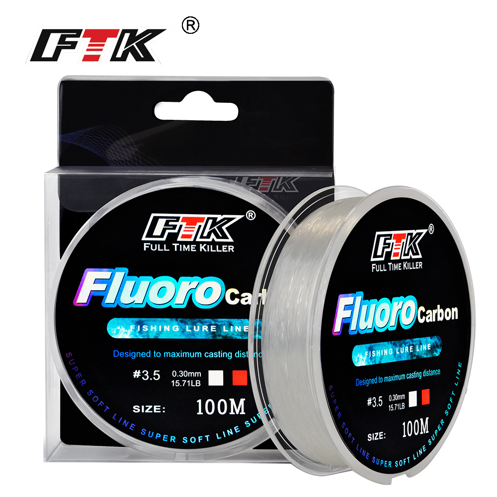 100 м леска с фторуглеродным п – обзор и цена Fluorocarbon Line